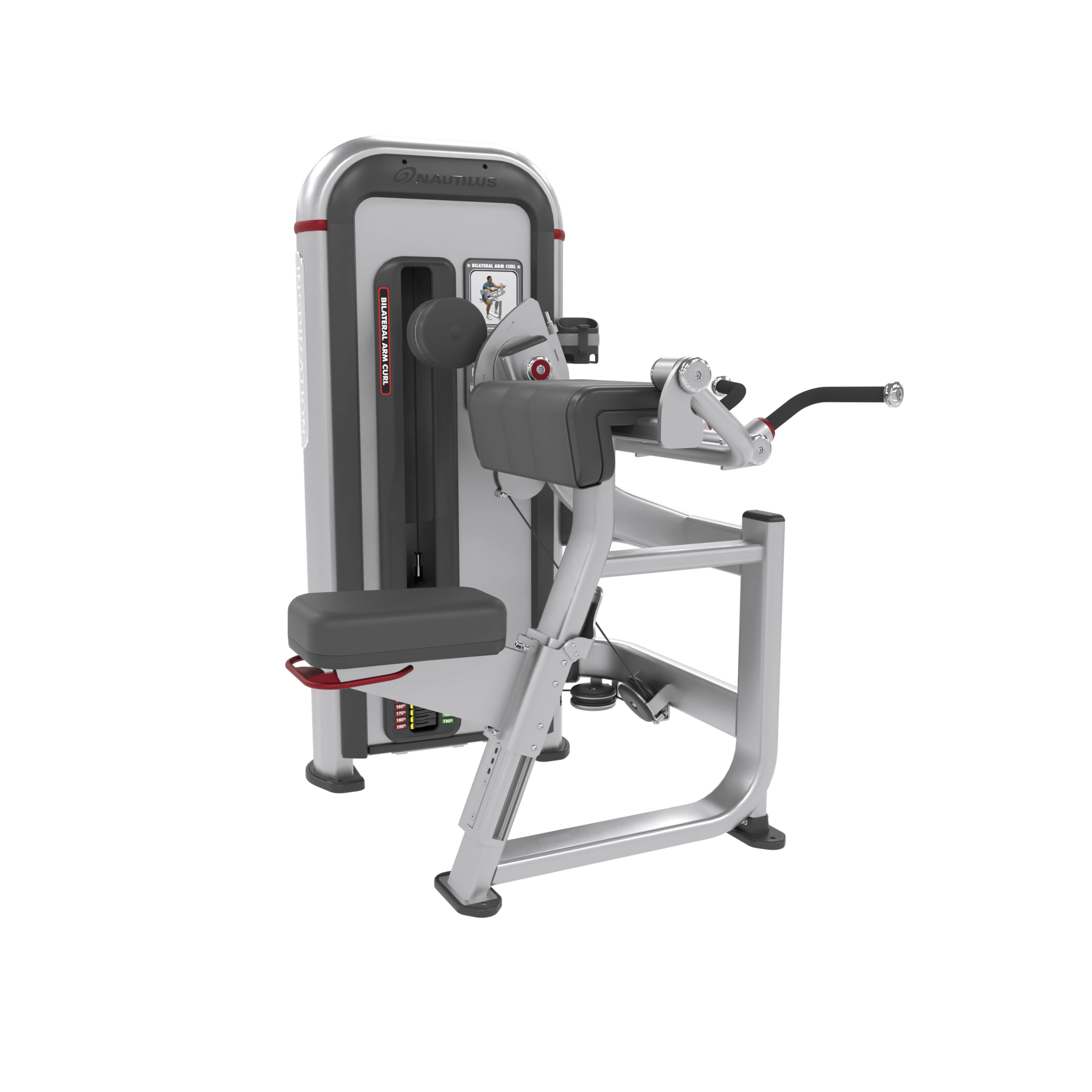 NAUTILUS INSPIRATION® BILATERAL ARM CURL Model IPBA3 New, Call 888-502-2348 Now For Lowest Pricing In the Nation