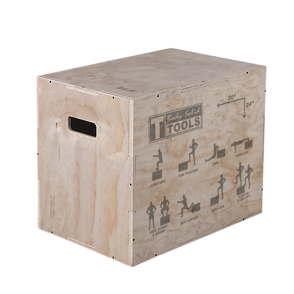 Body-Solid Tools 3-in-1 Wooden Plyo Box BSTWPBOX-NEW IN BOX . Call For Lowest Price In the USA