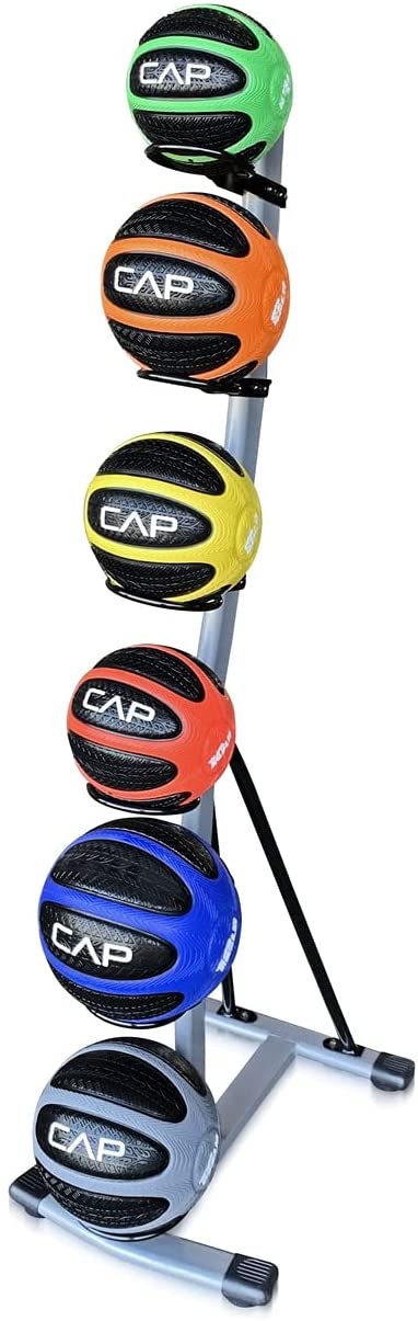 COMMERCIAL MEDICINE BALL RACK AND BALL COMBO SET