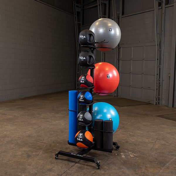 Body-Solid Multi Accessory Rack GAR100-NEW IN BOX . Call For Lowest Price In the USA