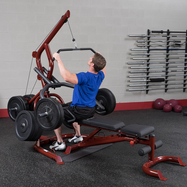 Body-Solid GLGS100P4 Corner Leverage Gym Package With Bench-NEW IN BOX . Call For Lowest Price In the USA