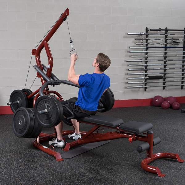 Body-Solid GLGS100P4 Corner Leverage Gym Package With Bench-NEW IN BOX . Call For Lowest Price In the USA