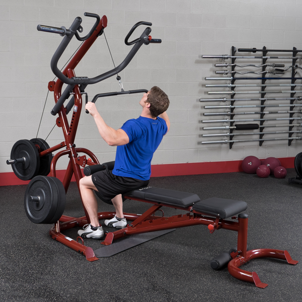 Body-Solid GLGS100P4 Corner Leverage Gym Package With Bench-NEW IN BOX . Call For Lowest Price In the USA