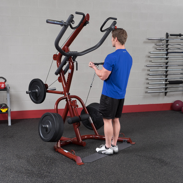 Body-Solid GLGS100P4 Corner Leverage Gym Package With Bench-NEW IN BOX . Call For Lowest Price In the USA