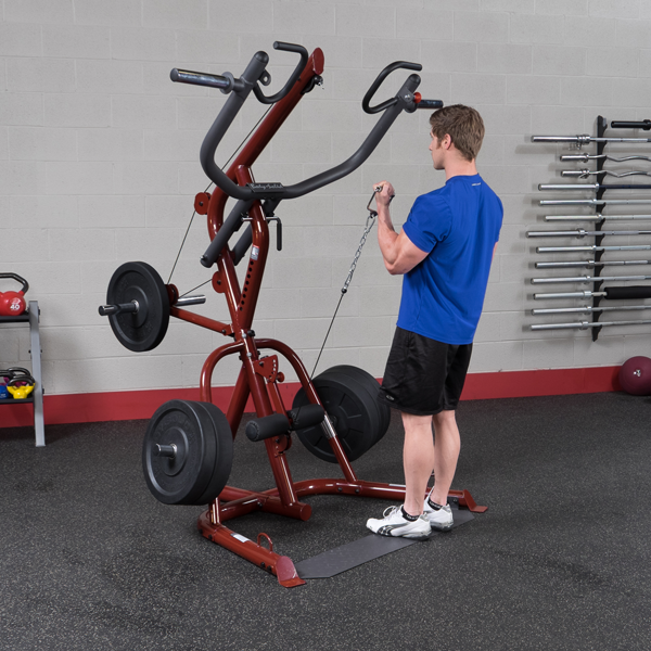 Body-Solid GLGS100P4 Corner Leverage Gym Package With Bench-NEW IN BOX . Call For Lowest Price In the USA