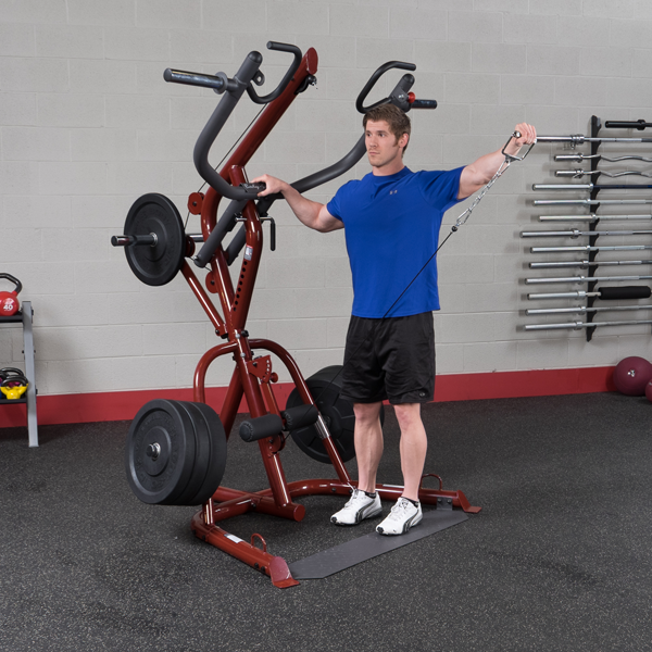 Body-Solid GLGS100P4 Corner Leverage Gym Package With Bench-NEW IN BOX . Call For Lowest Price In the USA
