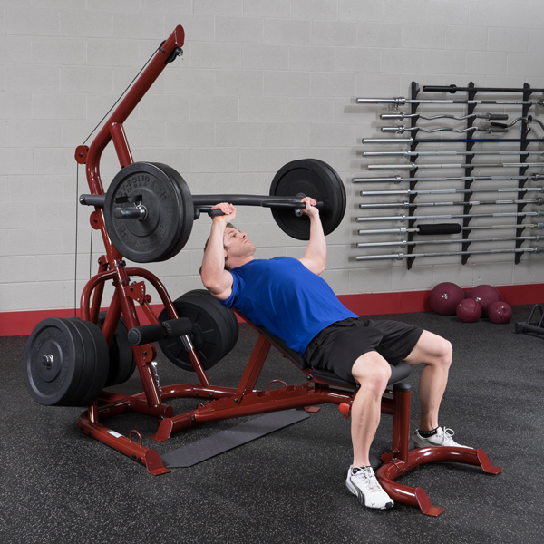 Body-Solid GLGS100P4 Corner Leverage Gym Package With Bench-NEW IN BOX . Call For Lowest Price In the USA
