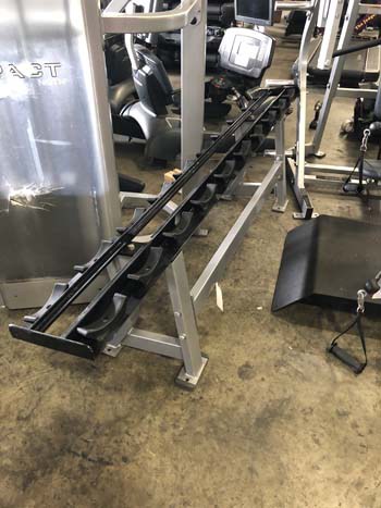 Hammer Strength Single Tier Dumbbell Rack