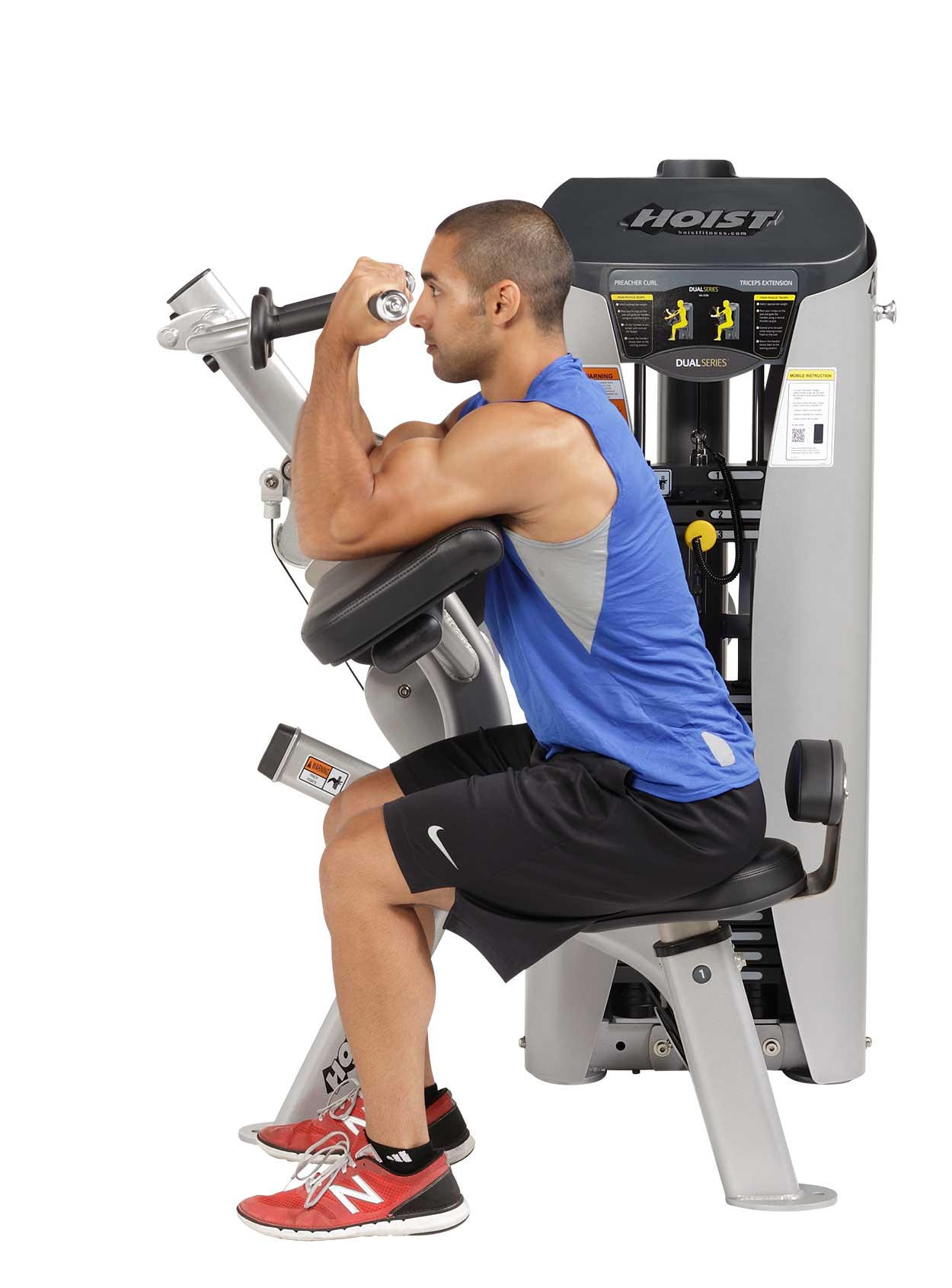 Hoist HD3100 Preacher Curl/Triceps Extension Combo Machine-New