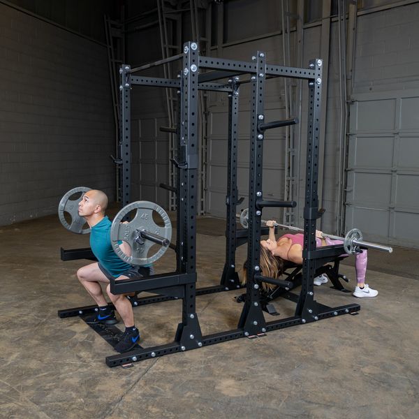 Pro Clubline Back-to-Back Double SPR500DBL Commercial Half Rack-NEW IN BOX . Call For Lowest Price In the USA