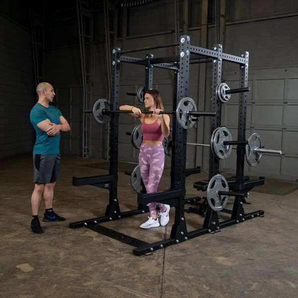 Pro Clubline Back-to-Back Double SPR500DBL Commercial Half Rack-NEW IN BOX . Call For Lowest Price In the USA
