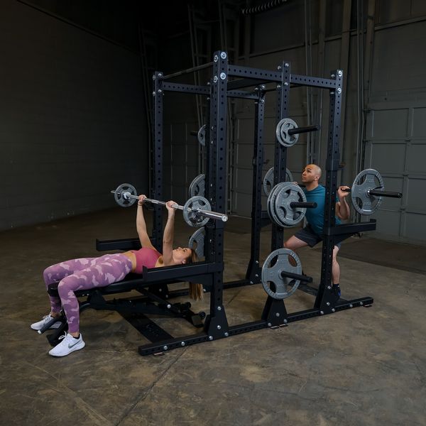 Pro Clubline Back-to-Back Double SPR500DBL Commercial Half Rack-NEW IN BOX . Call For Lowest Price In the USA
