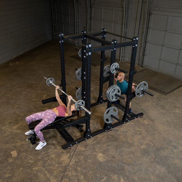 Pro Clubline Back-to-Back Double SPR500DBL Commercial Half Rack-NEW IN BOX . Call For Lowest Price In the USA
