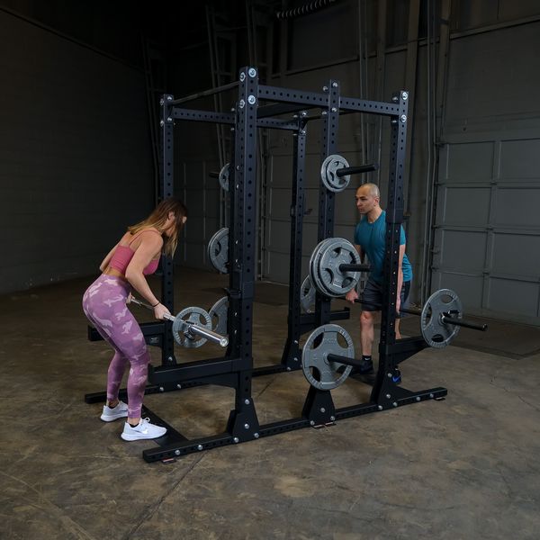 Pro Clubline Back-to-Back Double SPR500DBL Commercial Half Rack-NEW IN BOX . Call For Lowest Price In the USA
