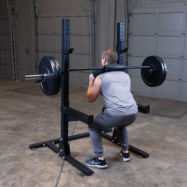 Body-Solid Safety Squat Bar OBSS50B-NEW IN BOX . Call For Lowest Price In the USA