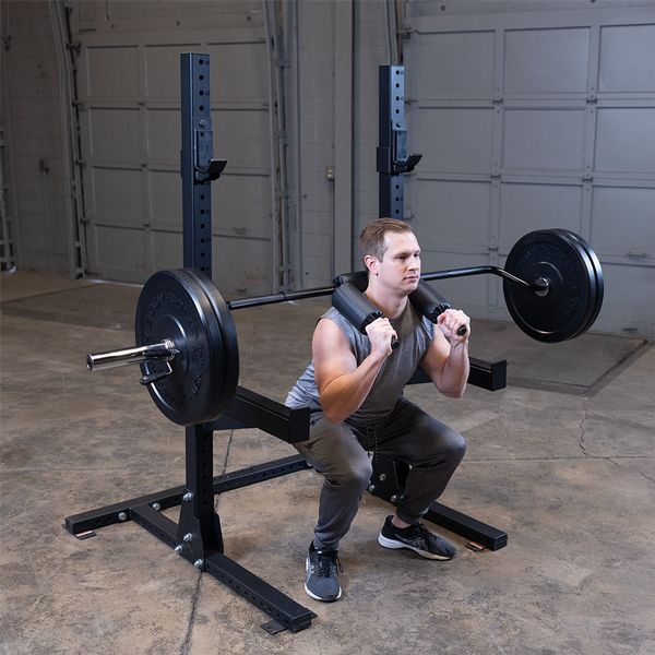 Body-Solid Safety Squat Bar OBSS50B-NEW IN BOX . Call For Lowest Price In the USA