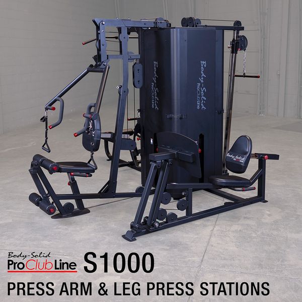 Body-Solid Pro Clubline S1000 Four-Stack Gym-NEW IN BOX . Call For Lowest Price In the USA