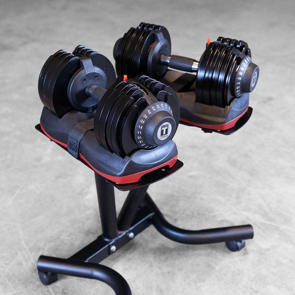 Body-Solid Tools Adjustable Dumbbell Pair with Stand - SDBX132ST-NEW IN BOX . Call For Lowest Price In the USA