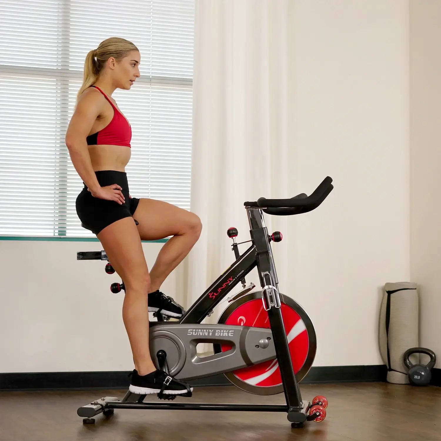 GP Pro Sun Chain Drive Exercise Bike - Stationary Indoor Cycling Trainer-Lifetime warranty*