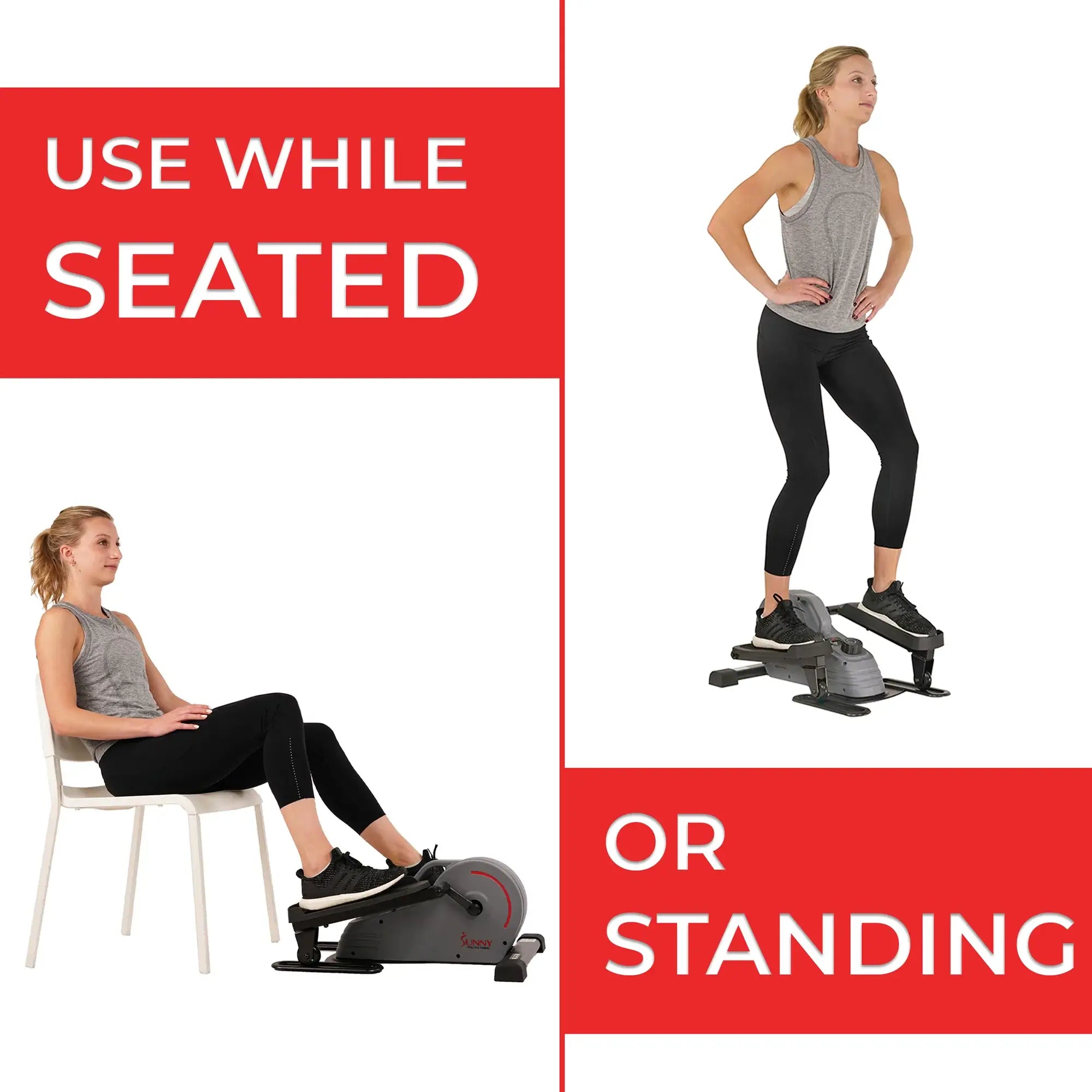 GP Pro Sun Portable Standing Mini Elliptical Trainer- Lifetime warranty*