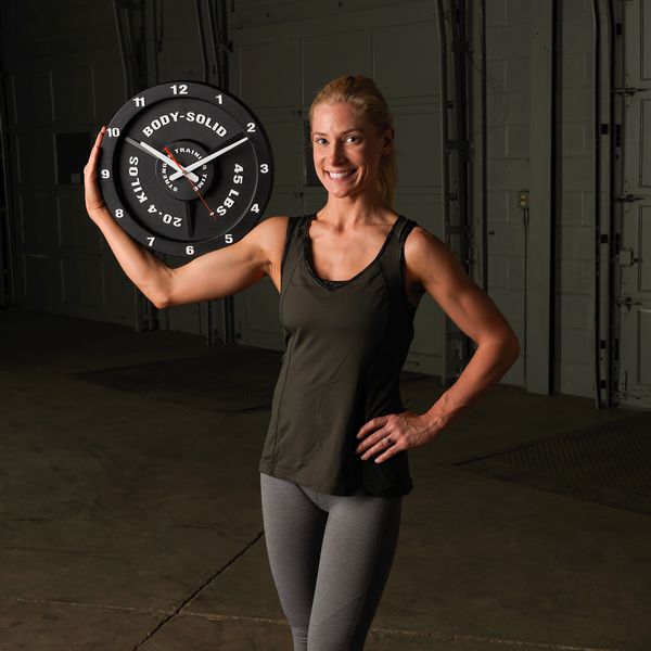 Weight Plate Clock STT45 -NEW IN BOX . Call For Lowest Price In the USA