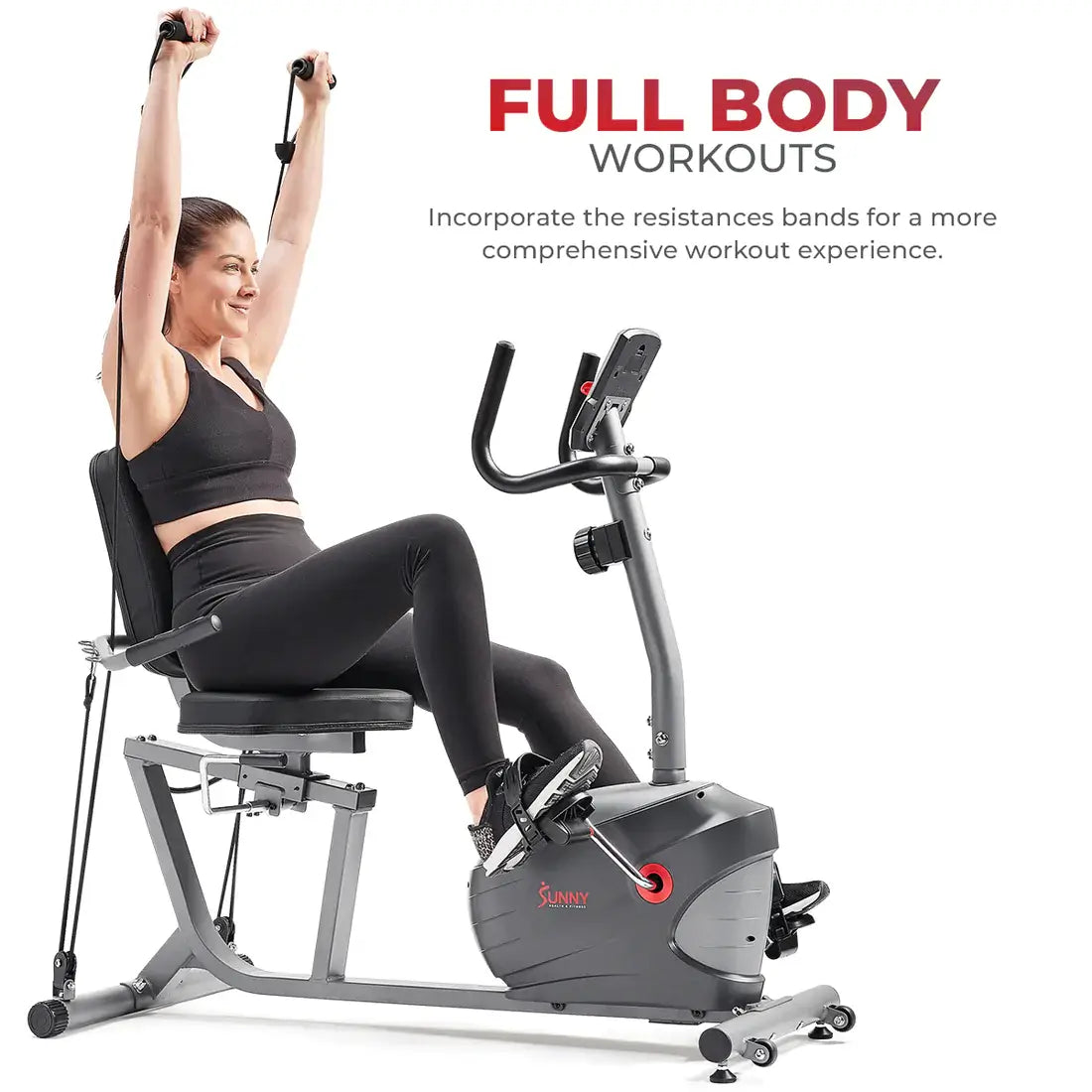 GP Pro Sun Performance Interactive Series Recumbent Exercise Bike - Lifetime warranty*