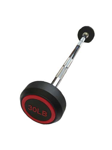 DXP 20-110 lbs Rubber Straight Barbell Set