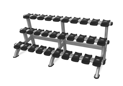 TRIPLE DUMBBELL RACK Model 9NP-R8011
