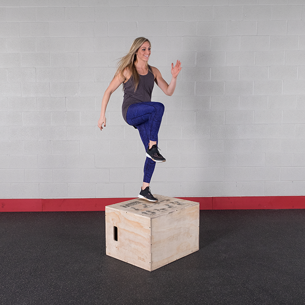 Body-Solid Tools 3-in-1 Wooden Plyo Box BSTWPBOX-NEW IN BOX . Call For Lowest Price In the USA