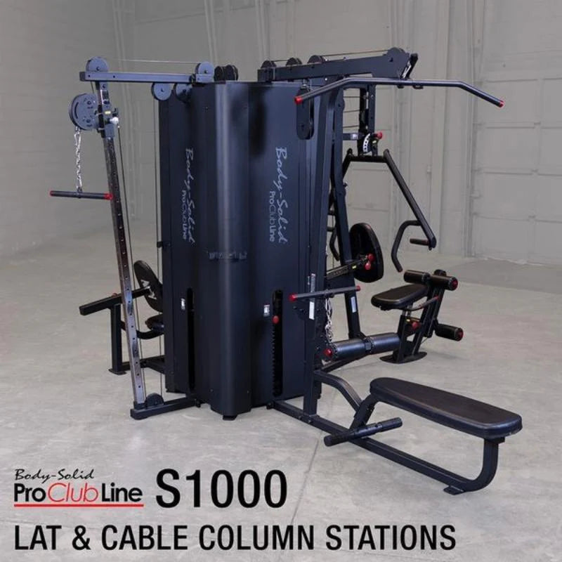 BODY-SOLID PRO CLUBLINE 4-STACK GYM S1000. Call 888-502-2348 For Lowest Pricing In The Nation