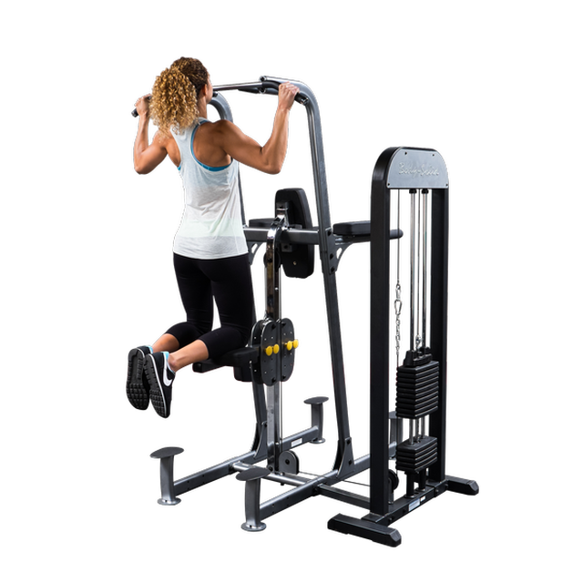 BODY-SOLID FCD-STK PRO-SELECT WEIGHT ASSISTED CHIN-DIP MACHINE-NEW. Call 888-502-2348 For Lowest Pricing