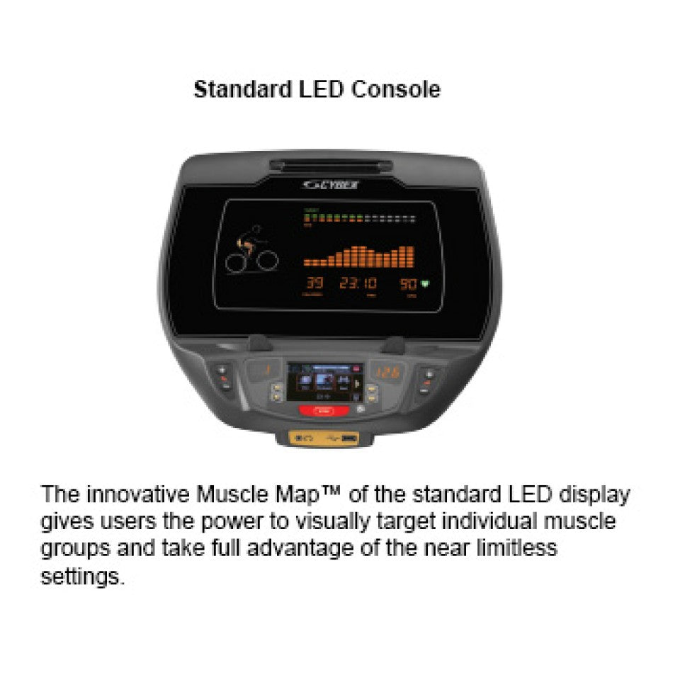 CYBEX 625R Recumbent Bike-Premium Certified Remanufactured