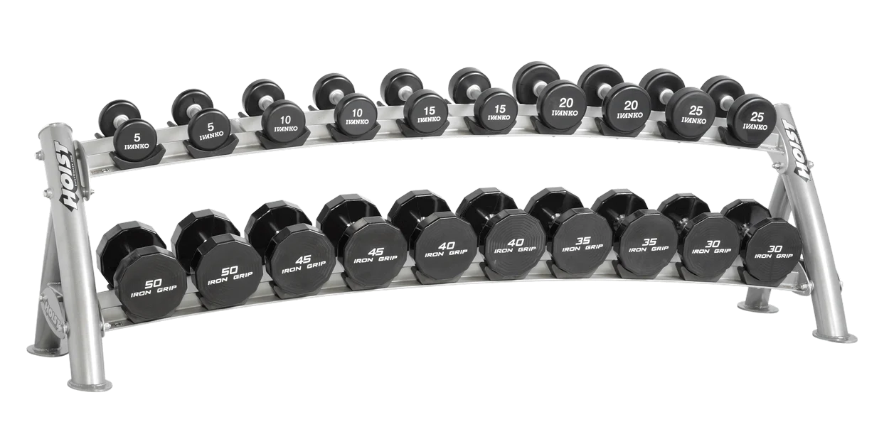 Hoist 2 TIER Horizontal Dumbbell Rack CF-3461-2 .