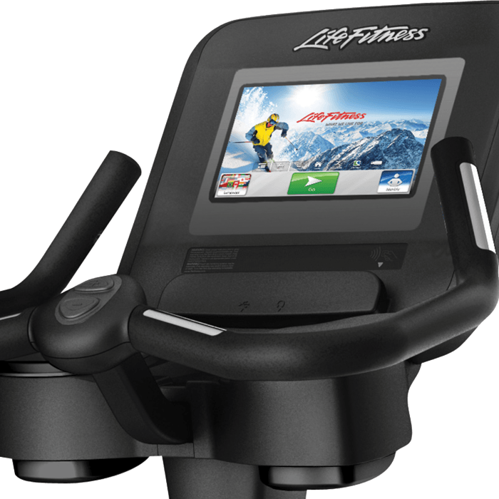 Life Fitness  Discover SI Platinum Club Series Upright Life cycle. Remanufactured. Call 888-502-2348 For Lowest Pricing Guaranty