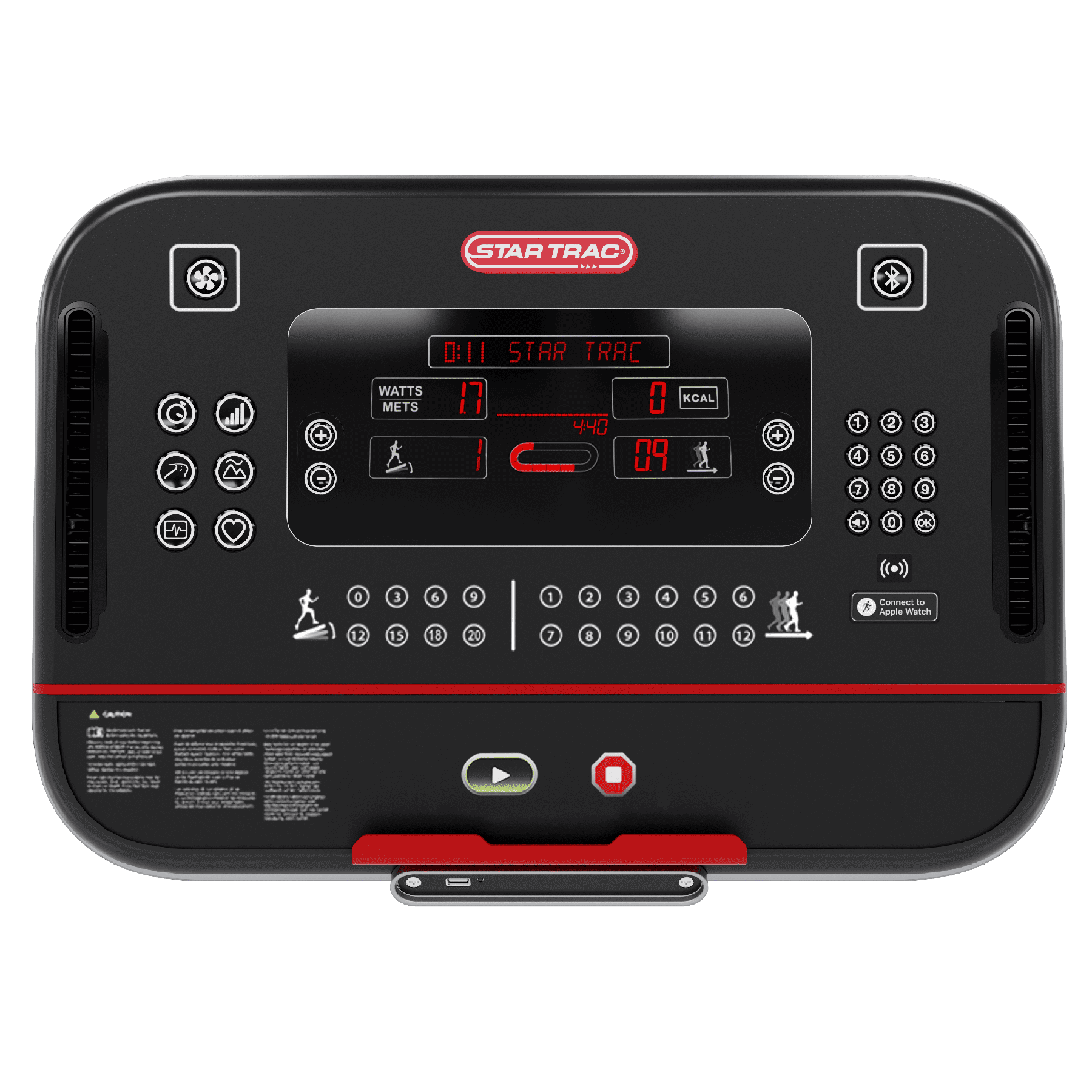 STAR TRAC 10 SERIES FREERUNNER TREADMILL W/ QUICK KEY SELECTION LCD CONSOLE - NEW