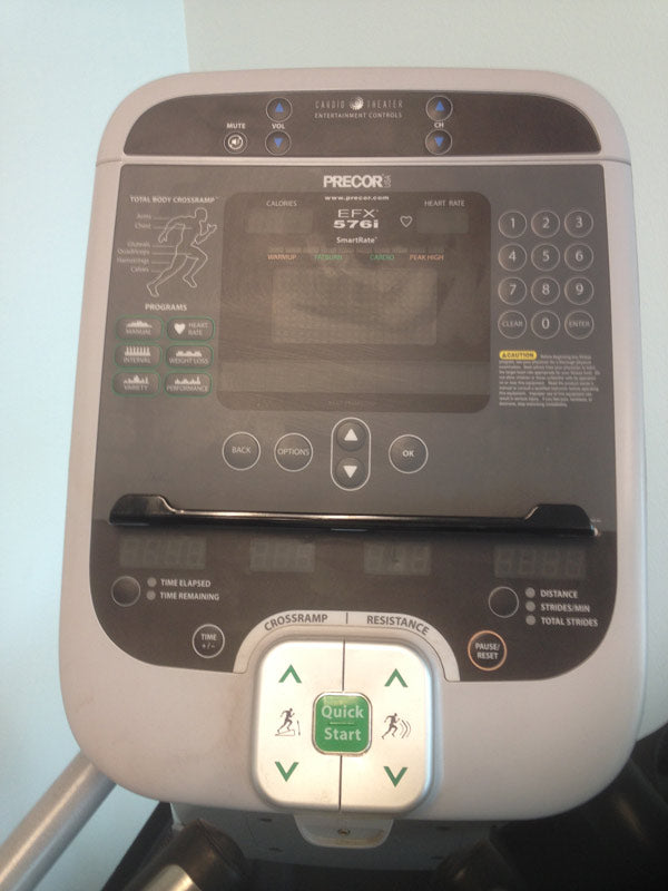 Precor EFX 576i Experience Commercial Elliptical. Call 888-502-2348 For Lowest Pricing Guaranteed!