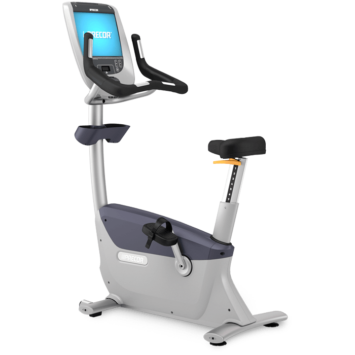 Precor UBK 885 W/P80 Console Remanuactured Commercial Upright Bike.Call Now For Lowest Prices Guaranteed!
