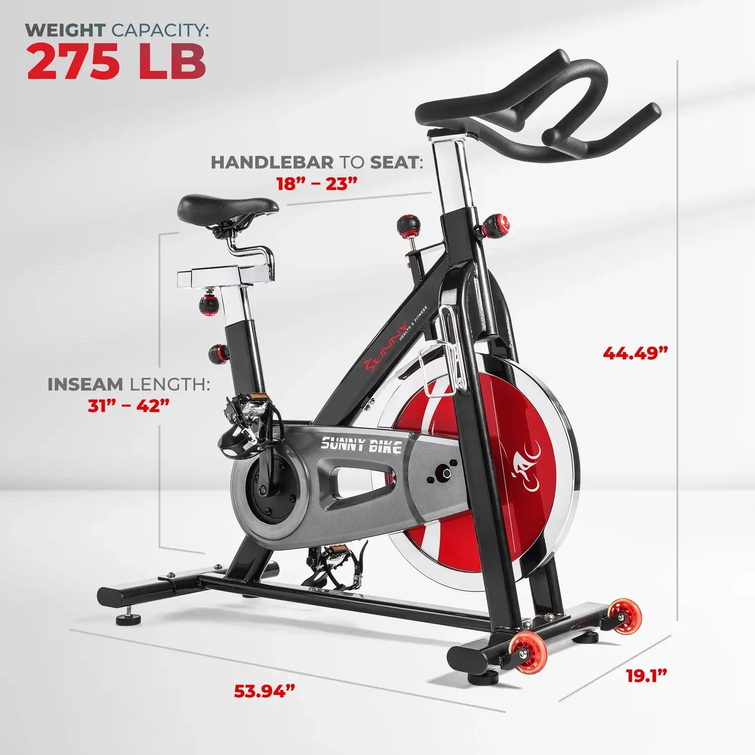 GP Pro Sun Belt Drive Indoor Cycling Bike - Lifetime warranty*