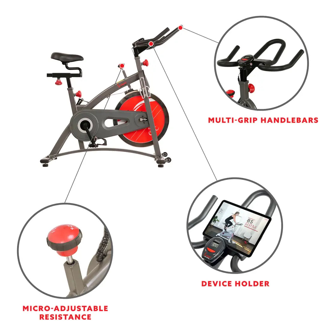 GP Pro Sun Chain Drive Indoor Cycling Exercise Bike-Lifetime warranty*