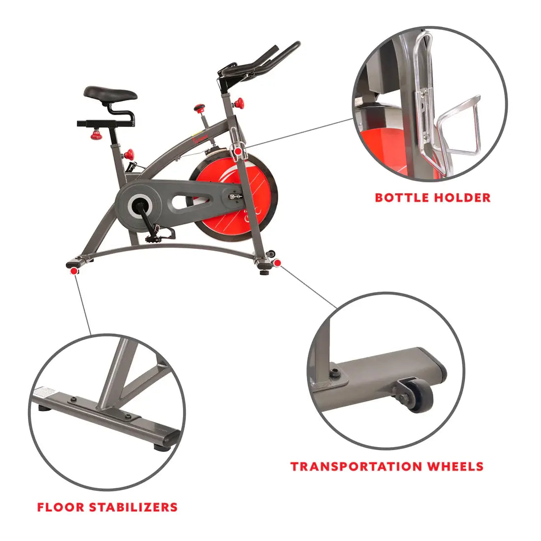 GP Pro Sun Chain Drive Indoor Cycling Exercise Bike-Lifetime warranty*