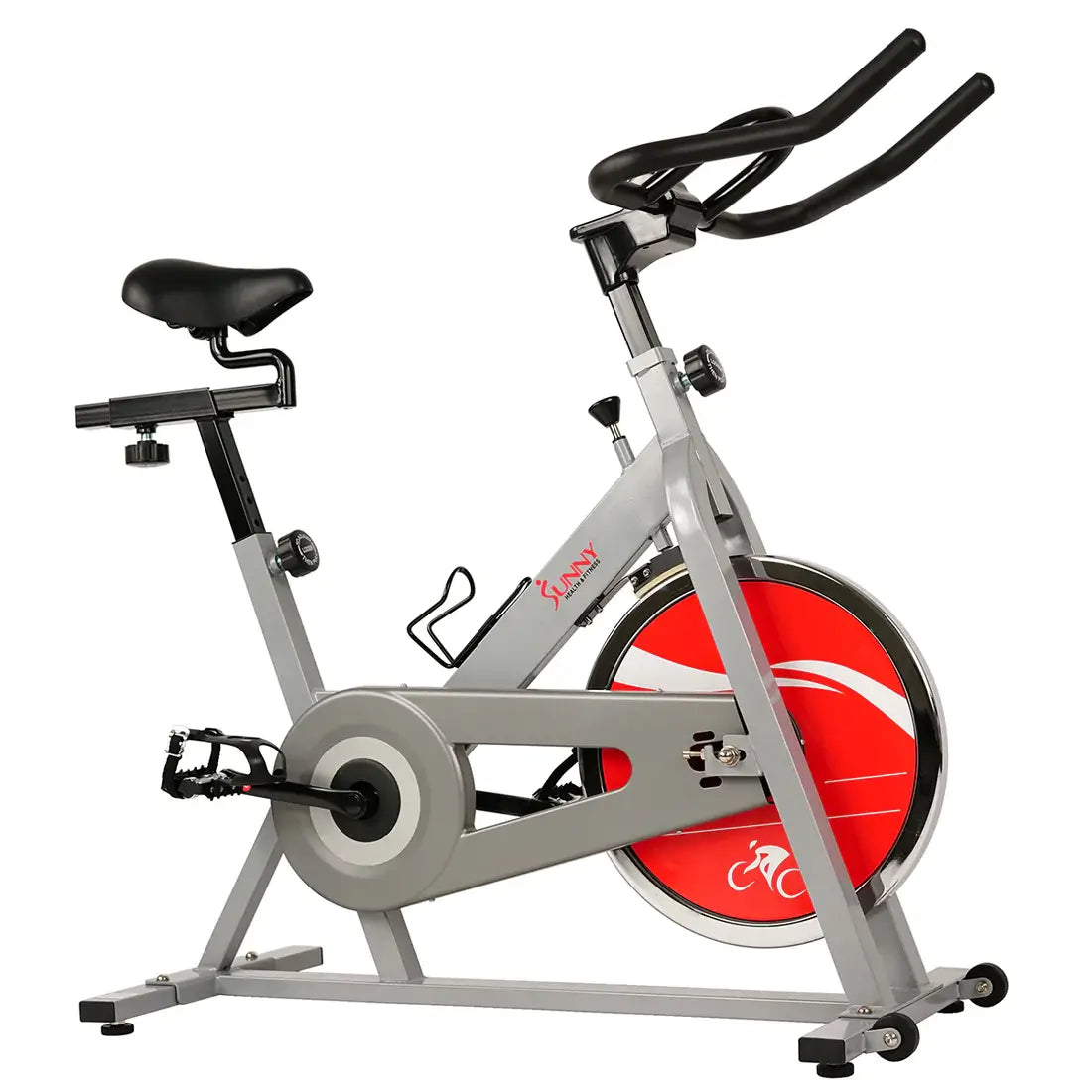 GP Pro Sun Silver Exercise Bike Chain Drive Indoor Cycling Trainer - Lifetime warranty*