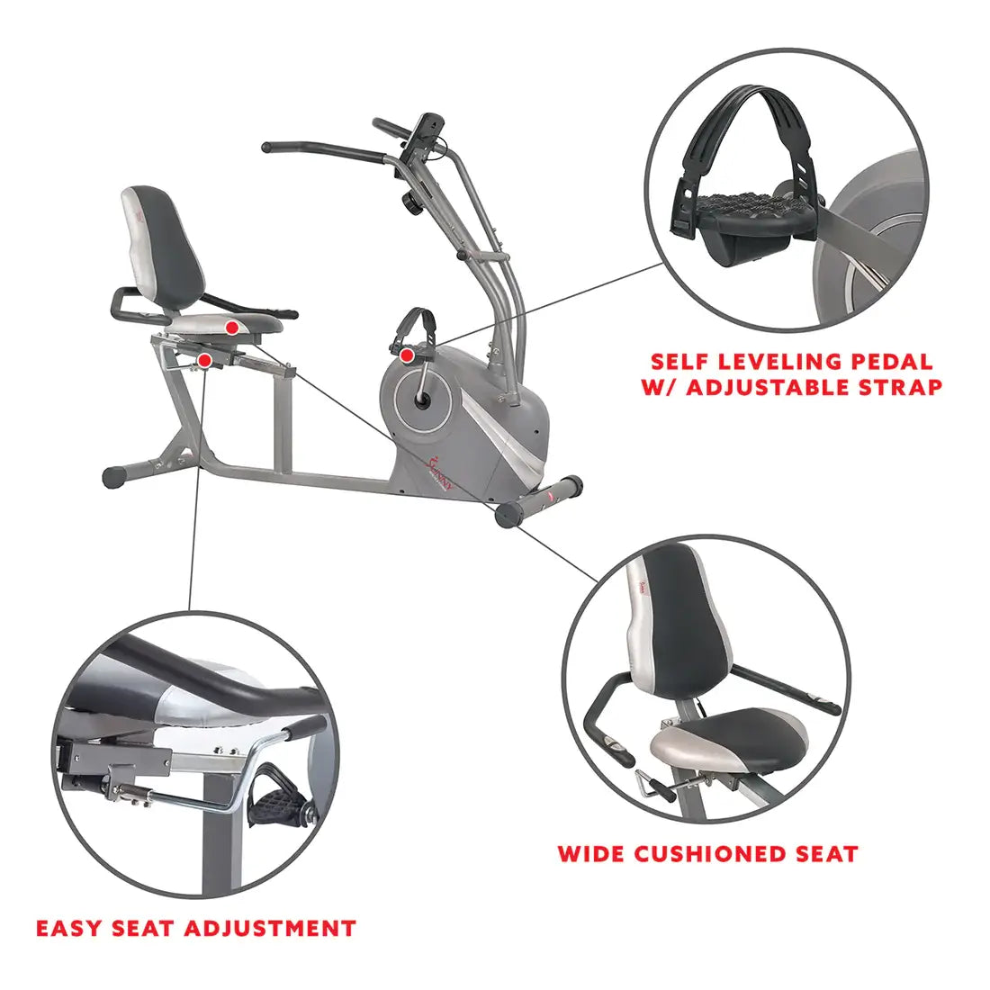 GP Pro Sun Stationary Cross Trainer Recumbent Bike - Lifetime warranty*