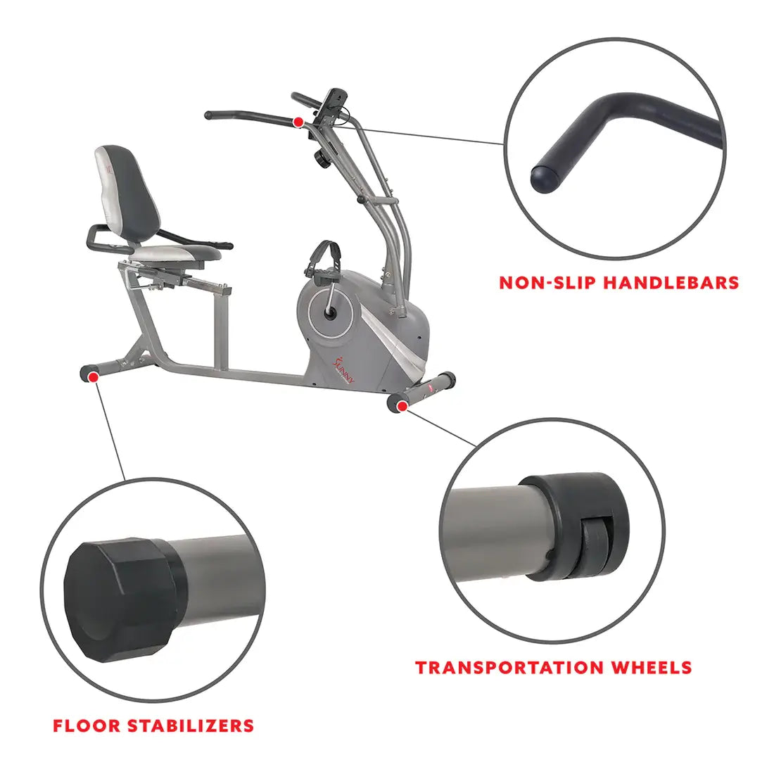GP Pro Sun Stationary Cross Trainer Recumbent Bike - Lifetime warranty*