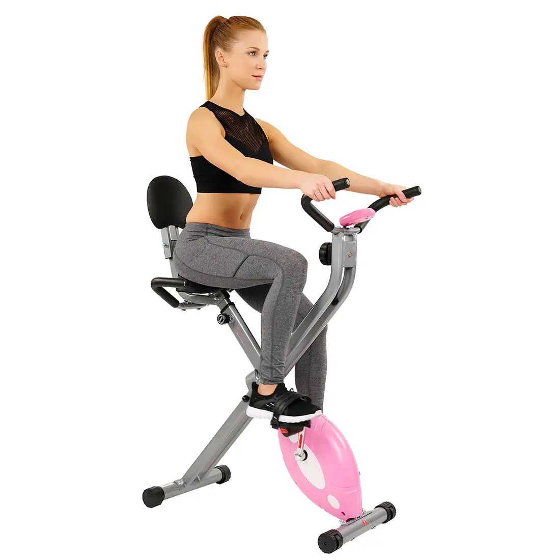 GP Pro Sun Magnetic Folding Recumbent Bike Exercise Bike, 220lb Capacity - Lifetime warranty*