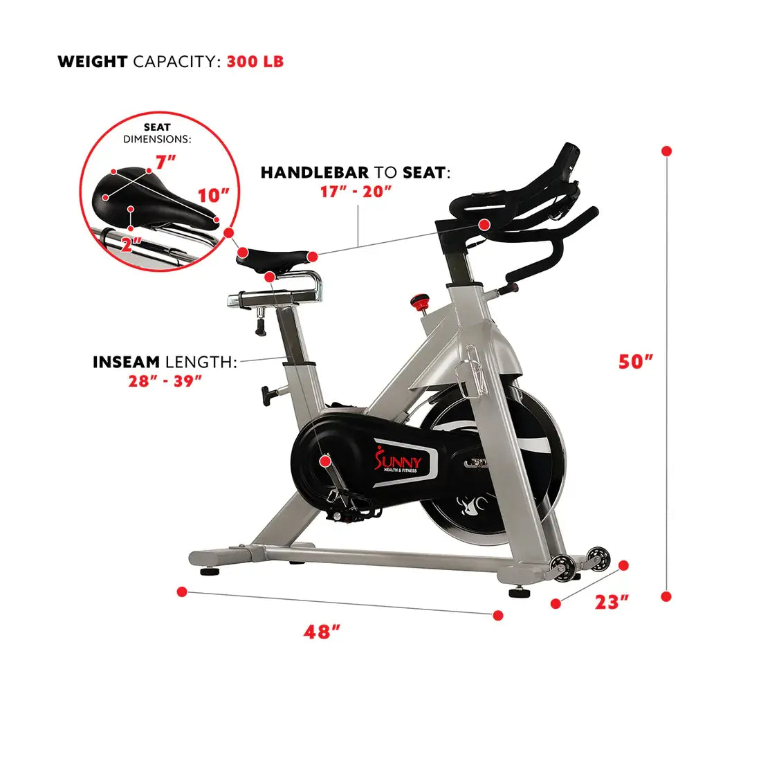 GP Pro Sun Belt Drive Exercise Bike - Lifetime warranty*