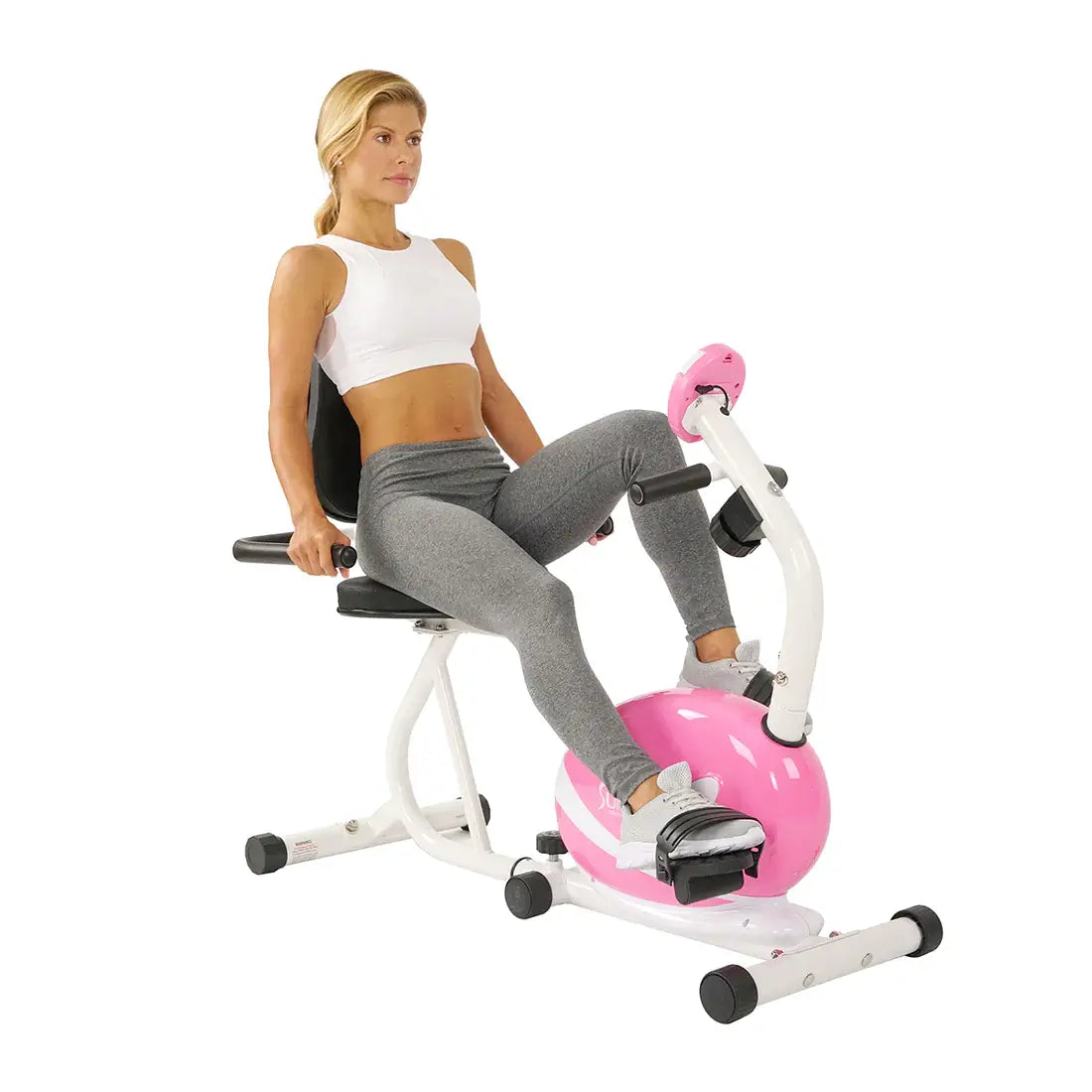 GP Pro Sun Pink Recumbent Exercise Bike Magnetic Resistance - Lifetime warranty*