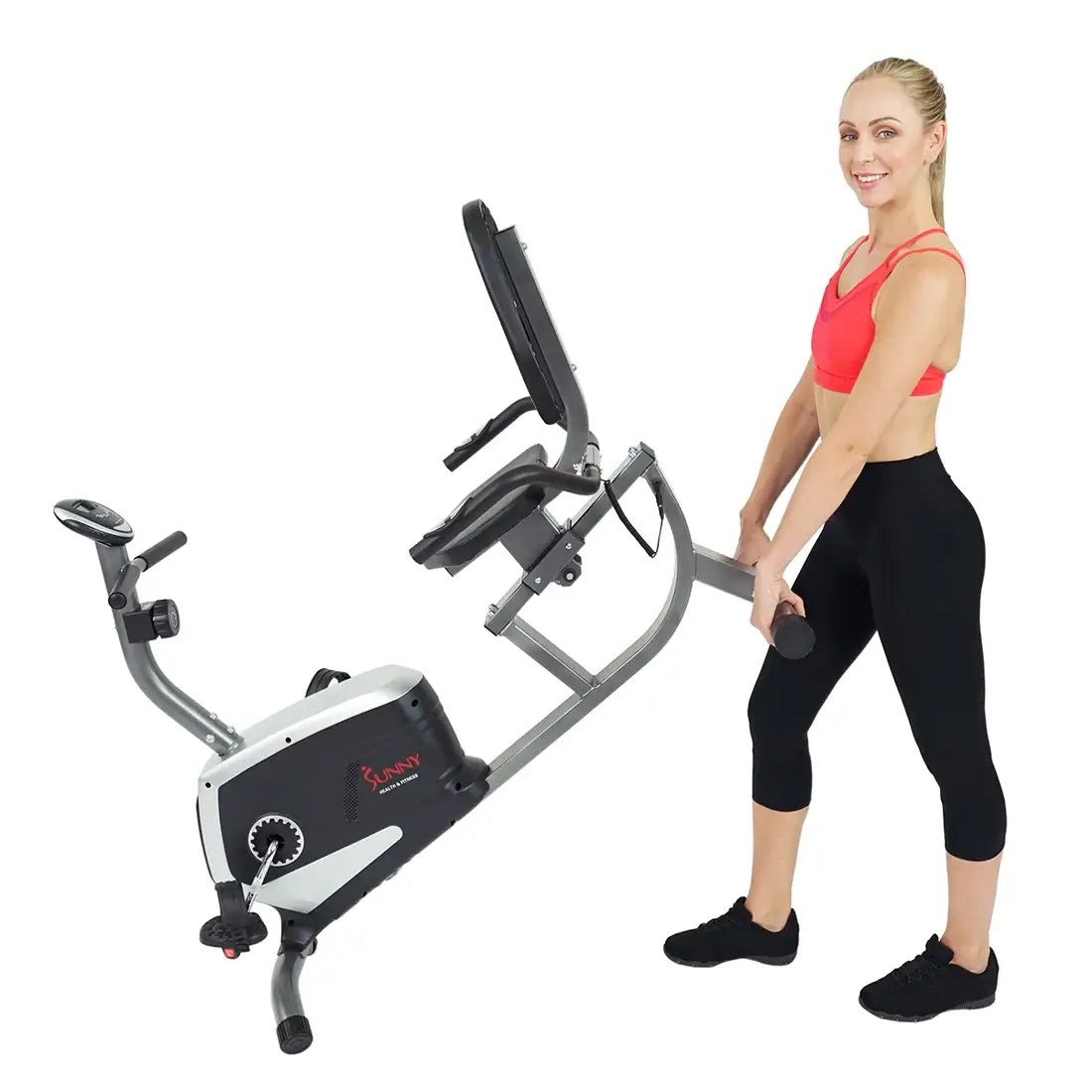 GP Pro Sun Magnetic Recumbent Exercise Bike, 300 lb Capacity & Adjustable Seat - Lifetime warranty*