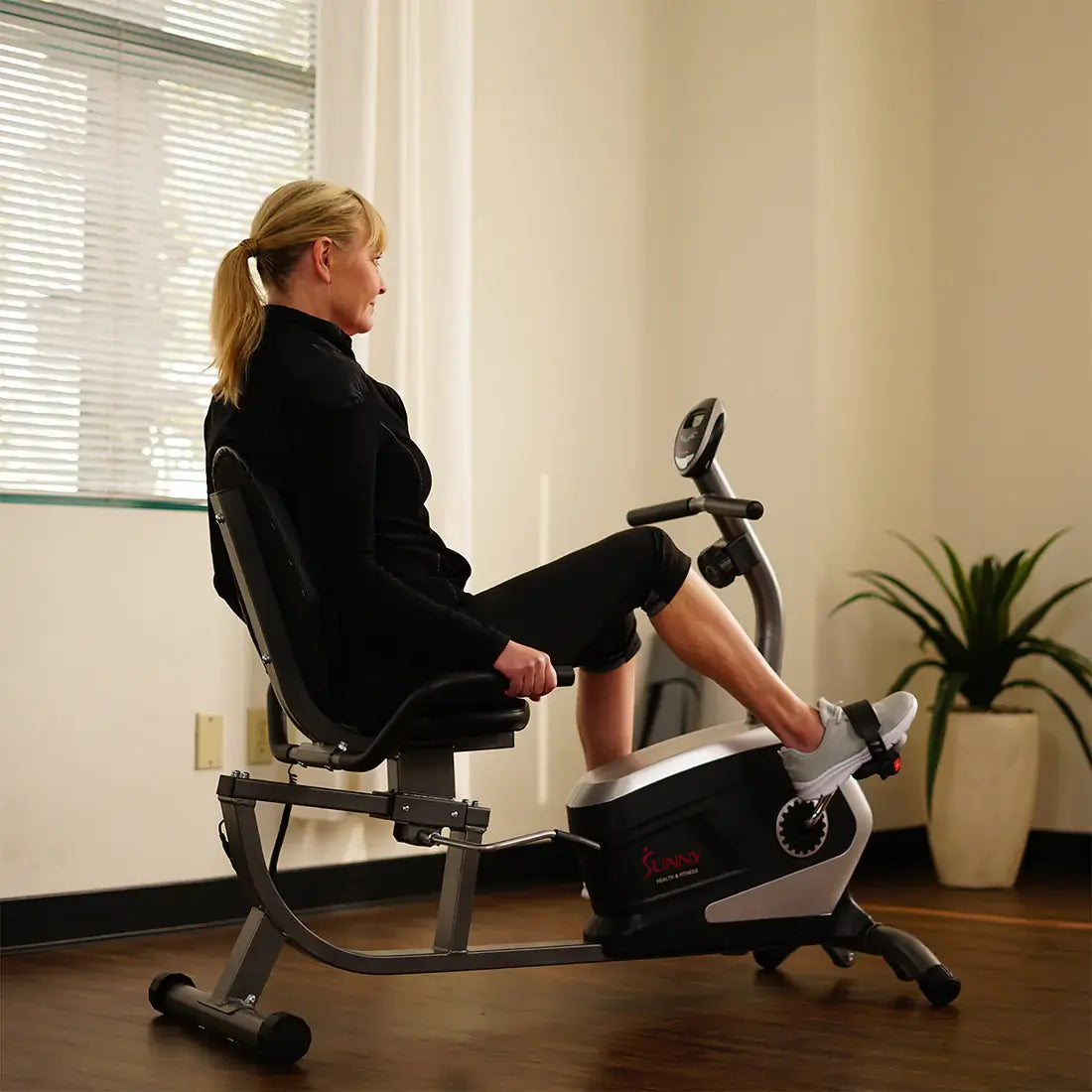 GP Pro Sun Magnetic Recumbent Exercise Bike, 300 lb Capacity & Adjustable Seat - Lifetime warranty*