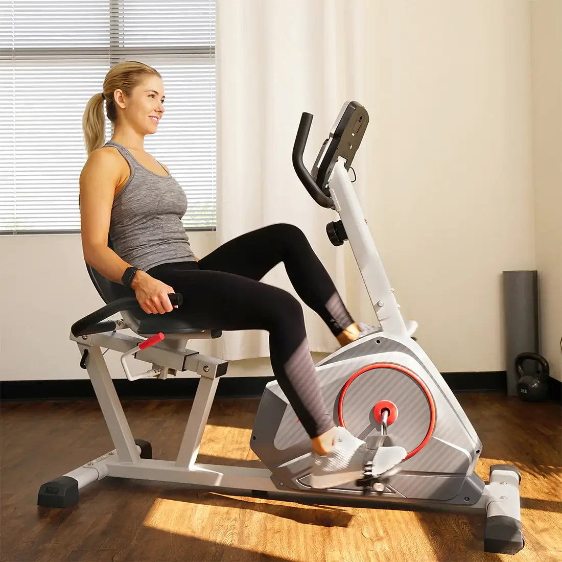 GP Pro Sun Magnetic Silent Recumbent Exercise Bike - Lifetime warranty*
