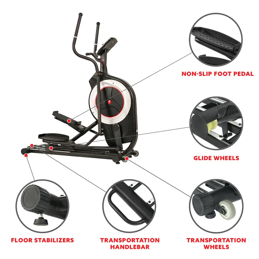 GP Pro Sun Motorized Elliptical Machine Trainer- Lifetime warranty*